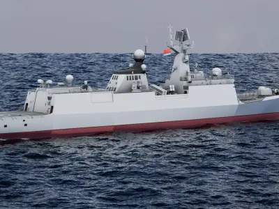 Type 054A frigate Ship Free 3D model