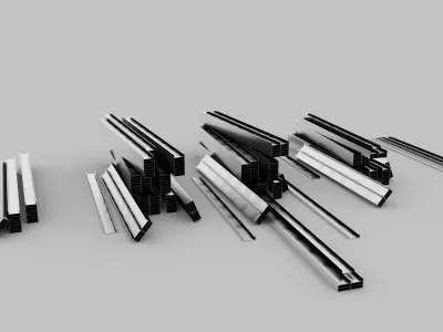 Construction Steel Framing 3D model