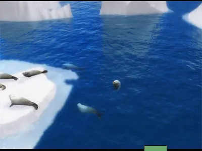 9 Seals 9 Arctic Bay 3D model