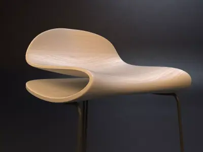 Lounge Chair Free 3D model buy