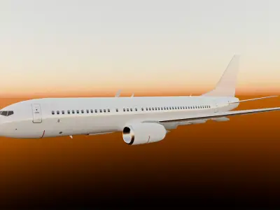 Cheapest High Quality Boeing 737-800 Model 3D model