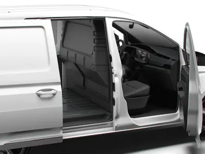 VW Caddy Cargo LWB Valve HQ Interior 2025 3D model