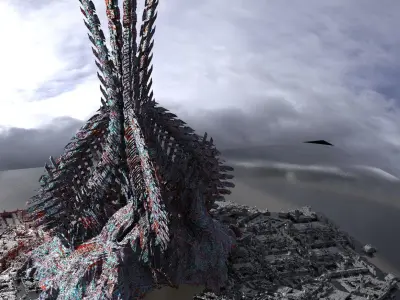 Dragon Claw Mountain 3D model