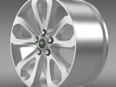 RangeRover Vogue SDV8 rim 3D model