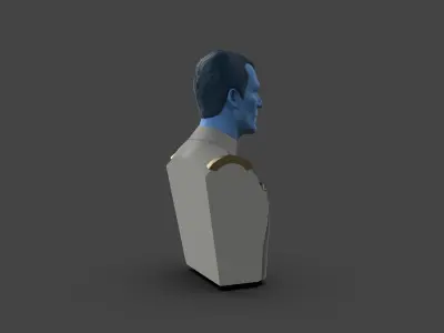 Grand Admiral Thrawn Bust 3D print model