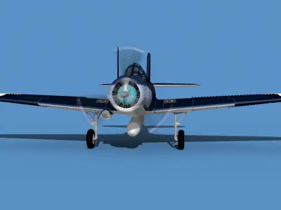 Douglas TBD-1 Devestator V20 3D model