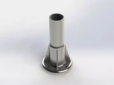 Base de Fixacao Schneider XVBZ02 Fixing Base 3D model