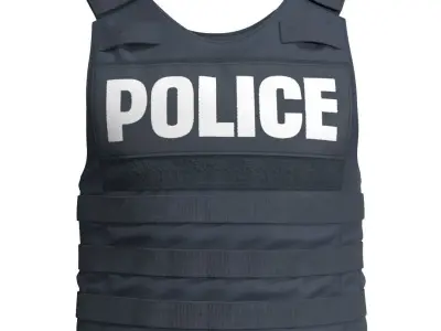 GH Armor Tactical Response Carrier Police Vest - MD 3D model