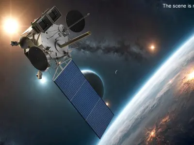 Geostationary Operational Meteorological Satellite 2 3D model
