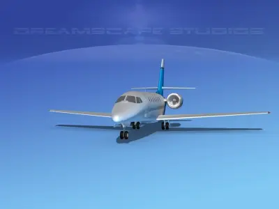 Cessna C680 Citation Soveriegn V14 3D model