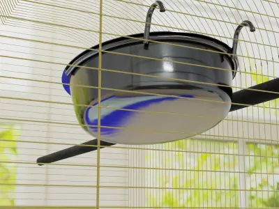 Bird Cage Free low-poly 3D model