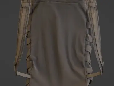 USMC FILBE Assault pack Low-poly 3D model