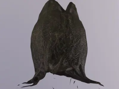 Alien Egg Rigged Low-poly 3D model