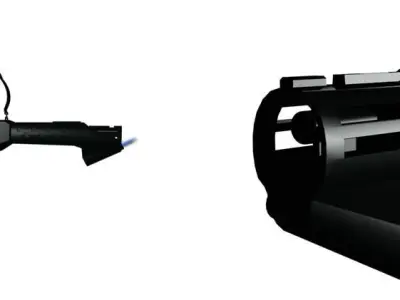 Flamethrower star wars blaster gun Free 3D model