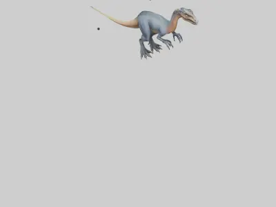 Therizinosaurus model Low-poly 3D model