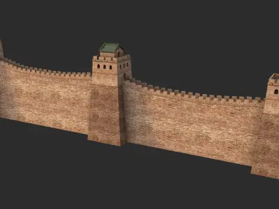 Great Wall of China 3D model