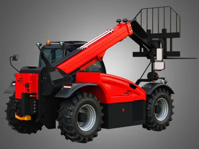 IH 935 Farmlift Telehandler 3D model