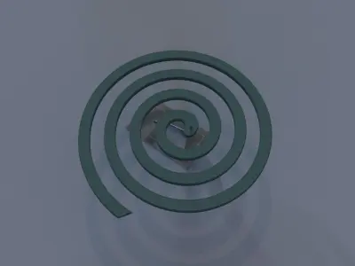 Mosquito Coil Free 3D model