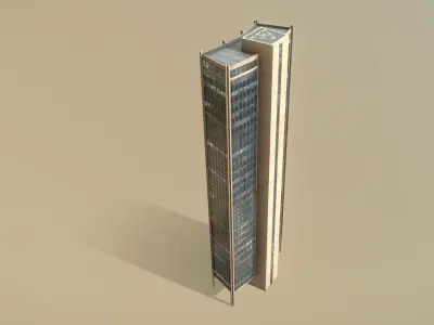 Bogota Seguros Tequendama Low-poly 3D model