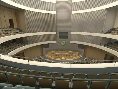 Conference room 3D model