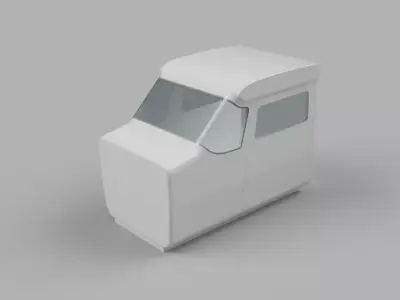 Cessna flight simulator cockpit 3D model