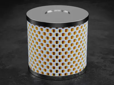 Car Filter Type H 3D model