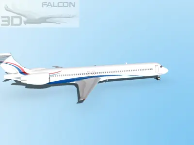 Falcon3D MD-80 Corporate 2 3D model