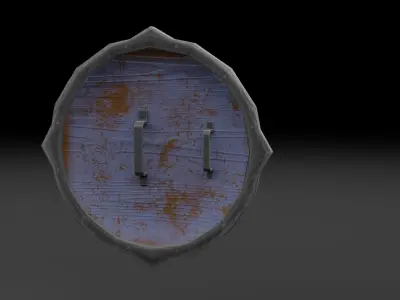 Fantasy Stylised Shields Free low-poly 3D model