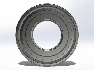 Rolamento de Esferas SKF W 6004 2RS1 Deep Groove Ball Bearing 3D model