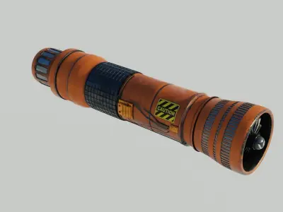 Turbine 3D model PBR materials 4K Low-poly 3D model