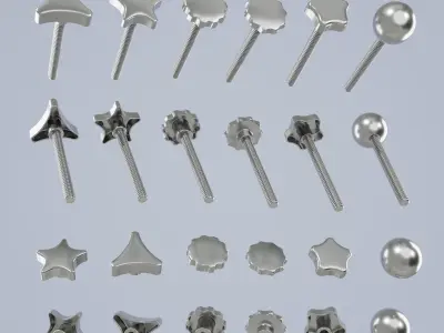 Screw Collection 3D model