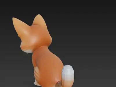 Cat Realistic 3D Model Basic - Low Poly Realistic Low-poly 3D model