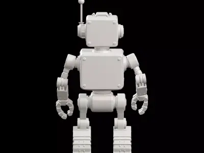 Vintage Robot 3D print model