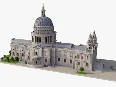 St Paul s Cathedral 3D model