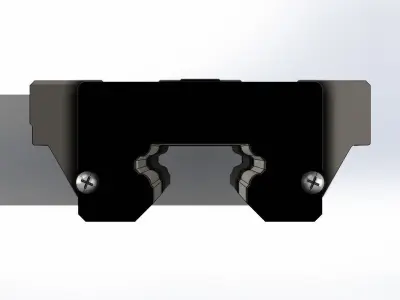 Carro Guia Linear OBR A 55LE Linear Guide Car 3D model