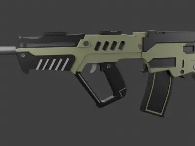 Simple Tar-21 Free 3D model