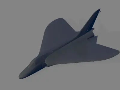 F4D-1 Skyray 3D model