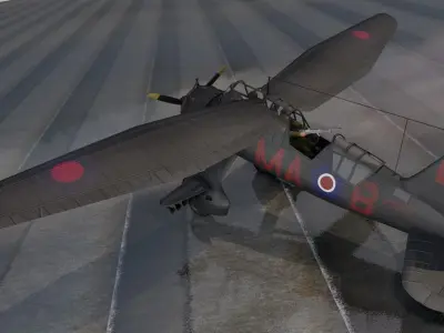 Westland Lysander Mk-1 3D model