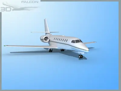 Falcon3D Citation Sovereign C680 FS12 3D model