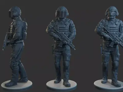 Tactical Gear GSG 9 TG1 002 3D print model