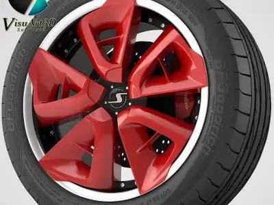 wheel Schmidt Cirrus 3D model