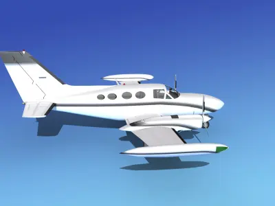 Cessna 421 Golden Eagle V11 3D model