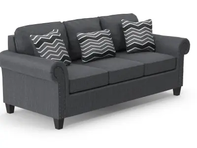 Sofa - Set Part 3 Low-poly 3D model