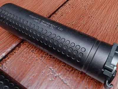 NT4 suppressor Low-poly 3D model