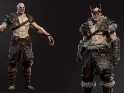 Orc Marauder 3D model