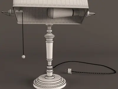 desk lamp Free 3D model 18
