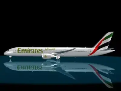 Emirates 787 - 9 Dreamliner 3D model