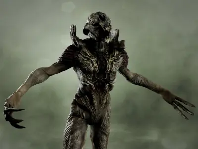 River Ghost from Predators Low-poly 3D model