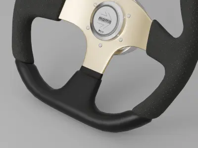 Momo Steering wheel 3D model
