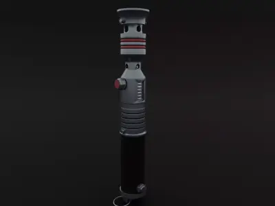 Light Saber Low-poly 3D model